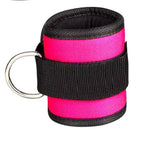 New D-ring Ankle Strap Buckle Adjustable Ankle Weights Gym Leg Ankle Cuffs Power Weight Lifting Fitness Rope 1/2PC - My Store