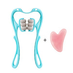 Multifunctional Manual Six-wheel Neck Massager Massage Relieve Roller Massage Tool - My Store