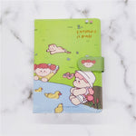 Cute Hand Ledger A5PU Color Page Notepad - My Store