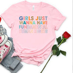 Women's Fertility Freedom Graphic Feminist Crew Neck T-Shirt - My Store