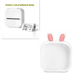 Portable Mini Thermal Label Printer Home Photo Printer Student Wrong Question Printer Bluetooth-compatible Mini Label Printer Price Tag - My Store
