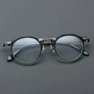 New Glasses 5812 Retro Glasses Rim Metal Optical Glasses - My Store