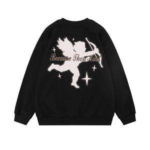 Fashion Cupid Printed Sweater Men - My Store