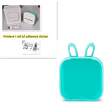 Portable Mini Thermal Label Printer Home Photo Printer Student Wrong Question Printer Bluetooth-compatible Mini Label Printer Price Tag - My Store