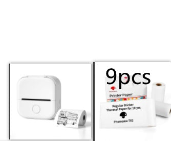 Portable Mini Thermal Label Printer Home Photo Printer Student Wrong Question Printer Bluetooth-compatible Mini Label Printer Price Tag - My Store