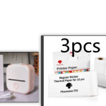 Portable Mini Thermal Label Printer Home Photo Printer Student Wrong Question Printer Bluetooth-compatible Mini Label Printer Price Tag - My Store
