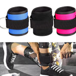 New D-ring Ankle Strap Buckle Adjustable Ankle Weights Gym Leg Ankle Cuffs Power Weight Lifting Fitness Rope 1/2PC - My Store