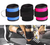New D-ring Ankle Strap Buckle Adjustable Ankle Weights Gym Leg Ankle Cuffs Power Weight Lifting Fitness Rope 1/2PC - My Store