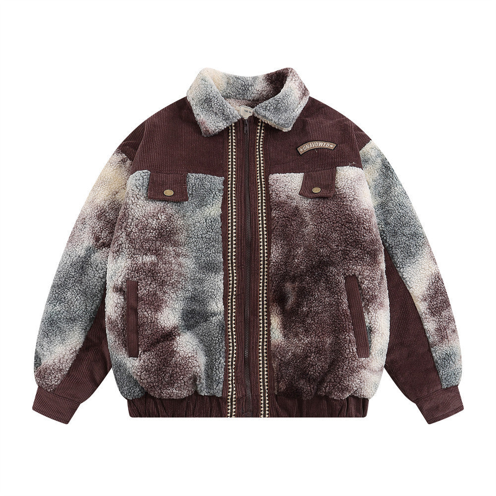 Lamb Wool Coat Fashion Men - My Store