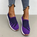 Flyknit Breathable Shoes Wedge Sneakers - My Store