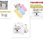 Portable Mini Thermal Label Printer Home Photo Printer Student Wrong Question Printer Bluetooth-compatible Mini Label Printer Price Tag - My Store