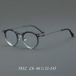 New Glasses 5812 Retro Glasses Rim Metal Optical Glasses - My Store