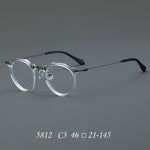 New Glasses 5812 Retro Glasses Rim Metal Optical Glasses - My Store