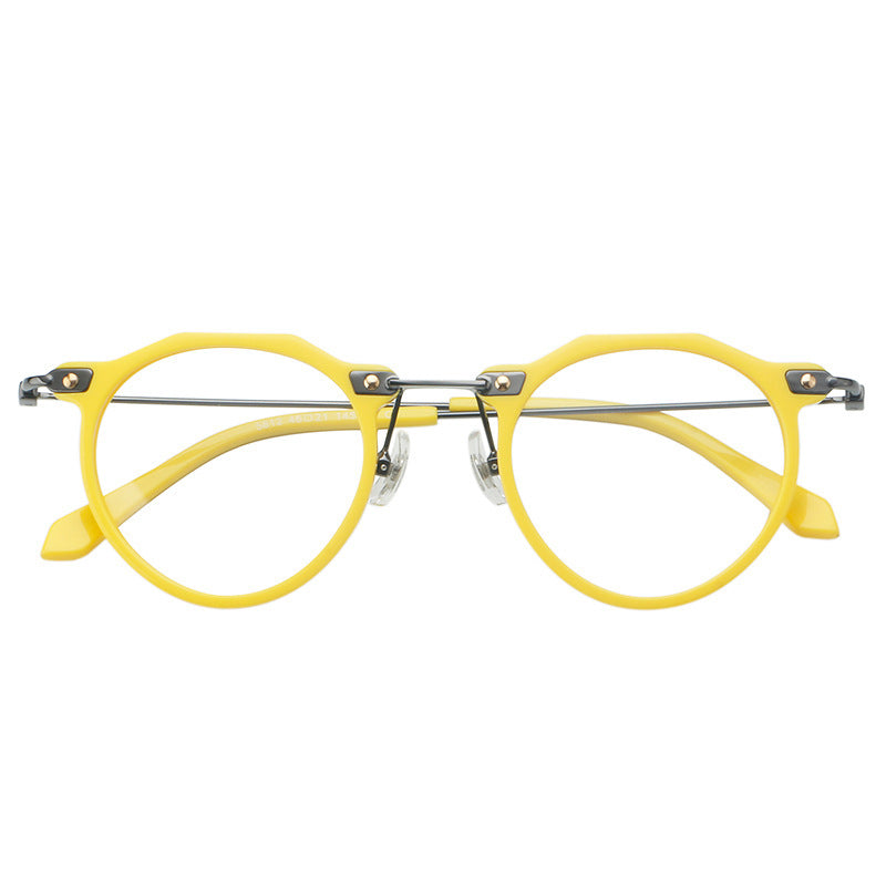 New Glasses 5812 Retro Glasses Rim Metal Optical Glasses - My Store