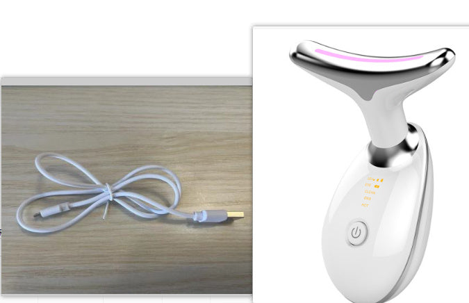 EMS Thermal Neck Lifting And Tighten Massager Electric Microcurrent Wrinkle Remover - My Store