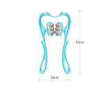Multifunctional Manual Six-wheel Neck Massager Massage Relieve Roller Massage Tool - My Store