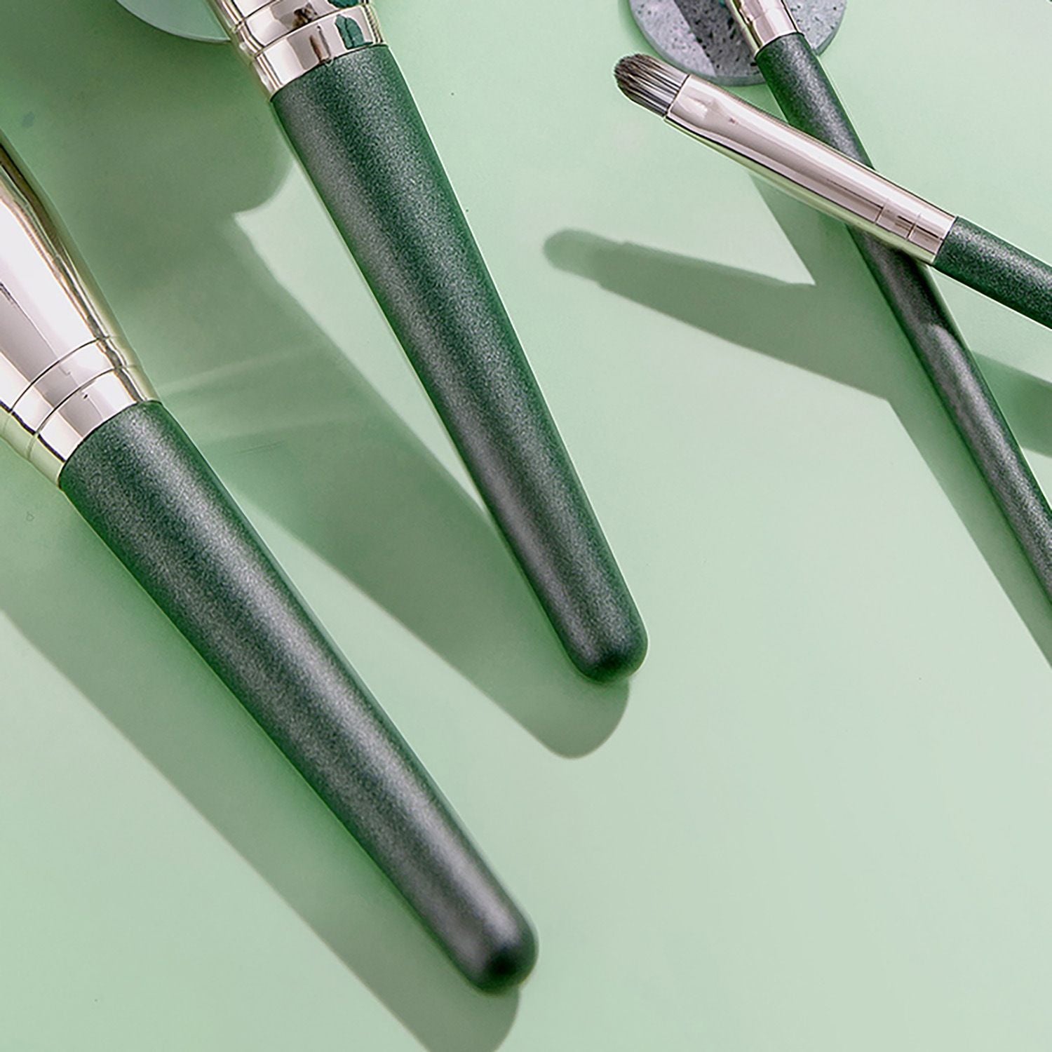 Green Cloud 14 Makeup Brushes Suit - My Store