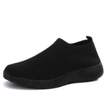 Flying Knit Sneakers Men's Mesh White Shoes Black Casual Sneakers - My Store