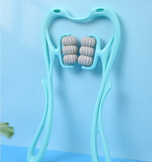 Multifunctional Manual Six-wheel Neck Massager Massage Relieve Roller Massage Tool - My Store
