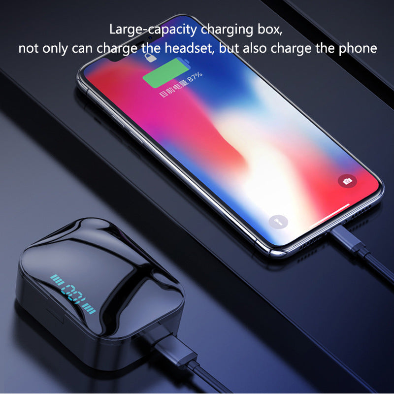 Bluetooth Earphone Stereo Headphone Wireless Earbuds Heads - My Store