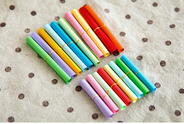 Drift Bottle Color Wish Mini Letter Paper - My Store