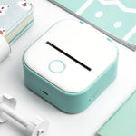 Portable Mini Thermal Label Printer Home Photo Printer Student Wrong Question Printer Bluetooth-compatible Mini Label Printer Price Tag - My Store