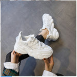 Shoes Women New Thick Soled Women S Shoes Versatile Sports Shoes Black Fashion Net Red Daddy Shoes Spring - My Store
