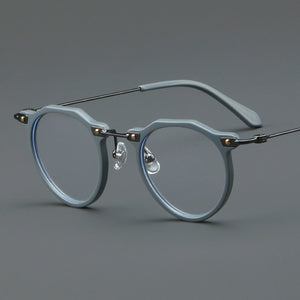 New Glasses 5812 Retro Glasses Rim Metal Optical Glasses - My Store
