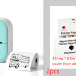 Portable Mini Thermal Label Printer Home Photo Printer Student Wrong Question Printer Bluetooth-compatible Mini Label Printer Price Tag - My Store