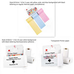 Portable Mini Thermal Label Printer Home Photo Printer Student Wrong Question Printer Bluetooth-compatible Mini Label Printer Price Tag - My Store