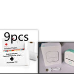 Portable Mini Thermal Label Printer Home Photo Printer Student Wrong Question Printer Bluetooth-compatible Mini Label Printer Price Tag - My Store