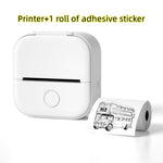 Portable Mini Thermal Label Printer Home Photo Printer Student Wrong Question Printer Bluetooth-compatible Mini Label Printer Price Tag - My Store