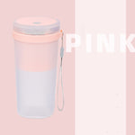 Multi-Function Portable Blender Electric Juicer Cup Sports Bottle Fruit Blender USB Rechargeable Smoothie Blender Fruits Juicer Extractor - My Store