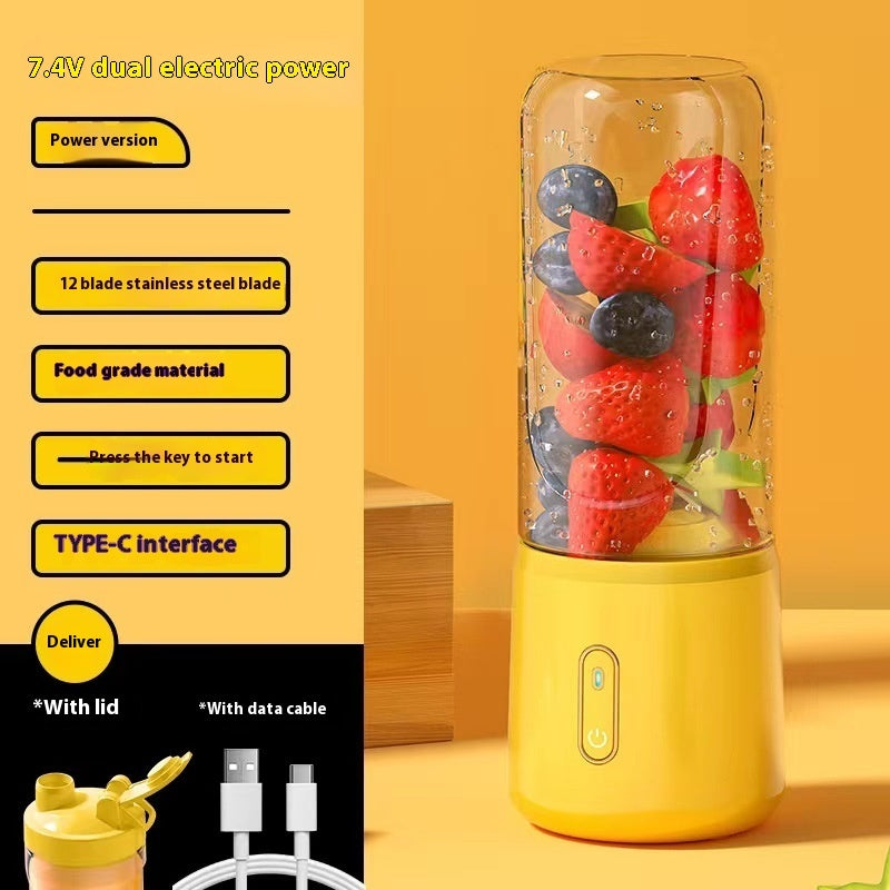 Portable Blender Cooking Machine Charging Juice Cup - My Store