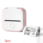 Portable Mini Thermal Label Printer Home Photo Printer Student Wrong Question Printer Bluetooth-compatible Mini Label Printer Price Tag - My Store