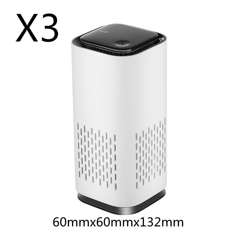 Spring New Arrival Mini Portable Car Air Purifiers With Usb Cable Charging Home Office HEPA Filter Car Air Purifier - My Store