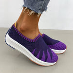 Flyknit Breathable Shoes Wedge Sneakers - My Store