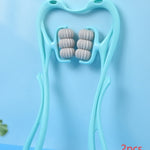 Multifunctional Manual Six-wheel Neck Massager Massage Relieve Roller Massage Tool - My Store