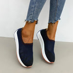 Flyknit Breathable Shoes Wedge Sneakers - My Store
