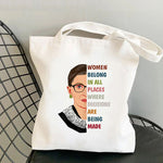 Judge Feminist Ginsburg Student Canvas Bag - My Store