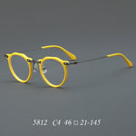 New Glasses 5812 Retro Glasses Rim Metal Optical Glasses - My Store