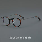 New Glasses 5812 Retro Glasses Rim Metal Optical Glasses - My Store