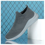 Flying Knit Sneakers Men's Mesh White Shoes Black Casual Sneakers - My Store